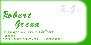 robert grexa business card